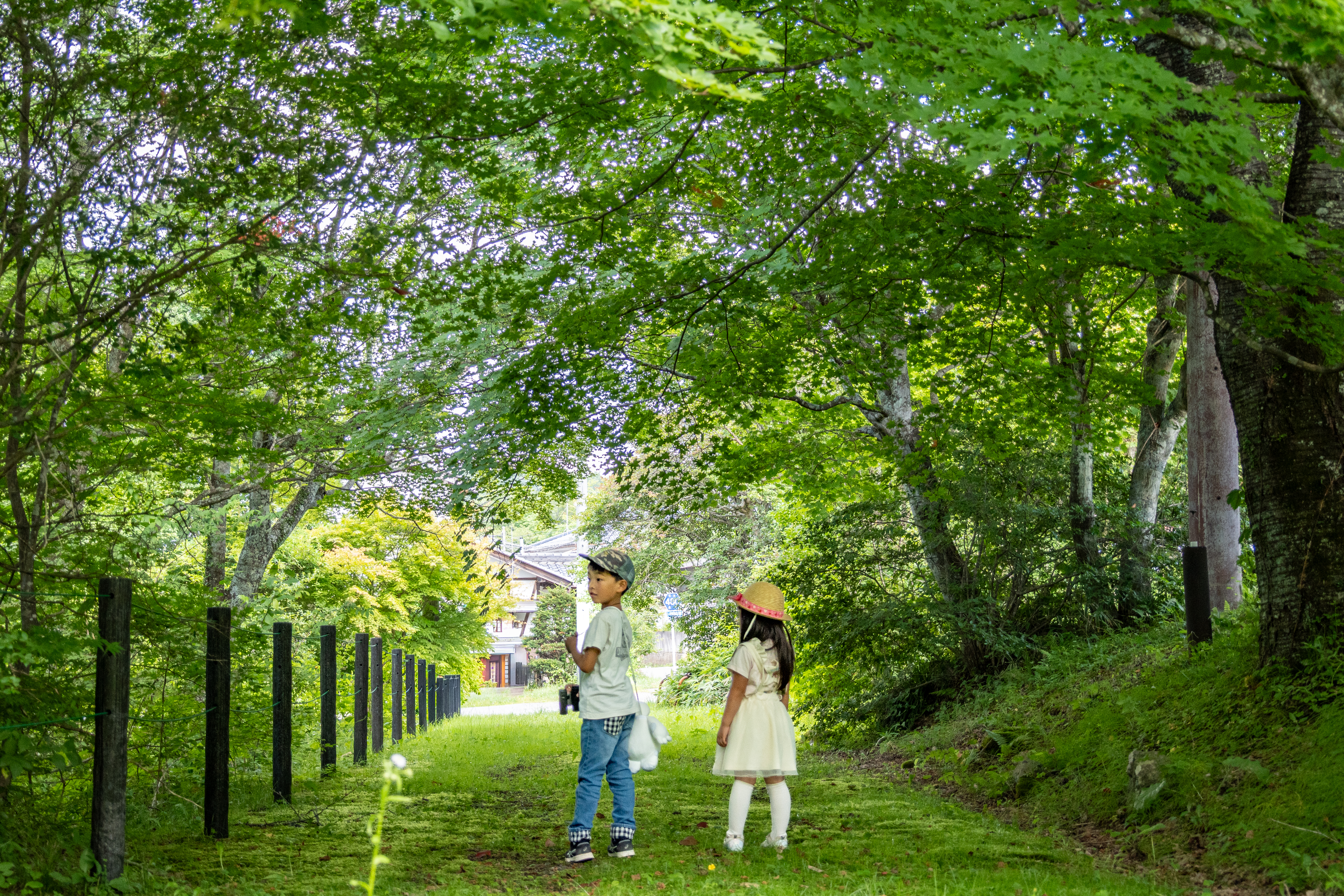 松原湖の子供たち